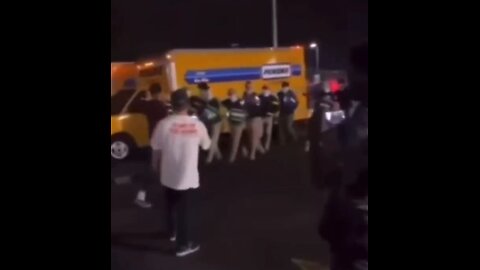 Local resident fight back against The Patriot Front
