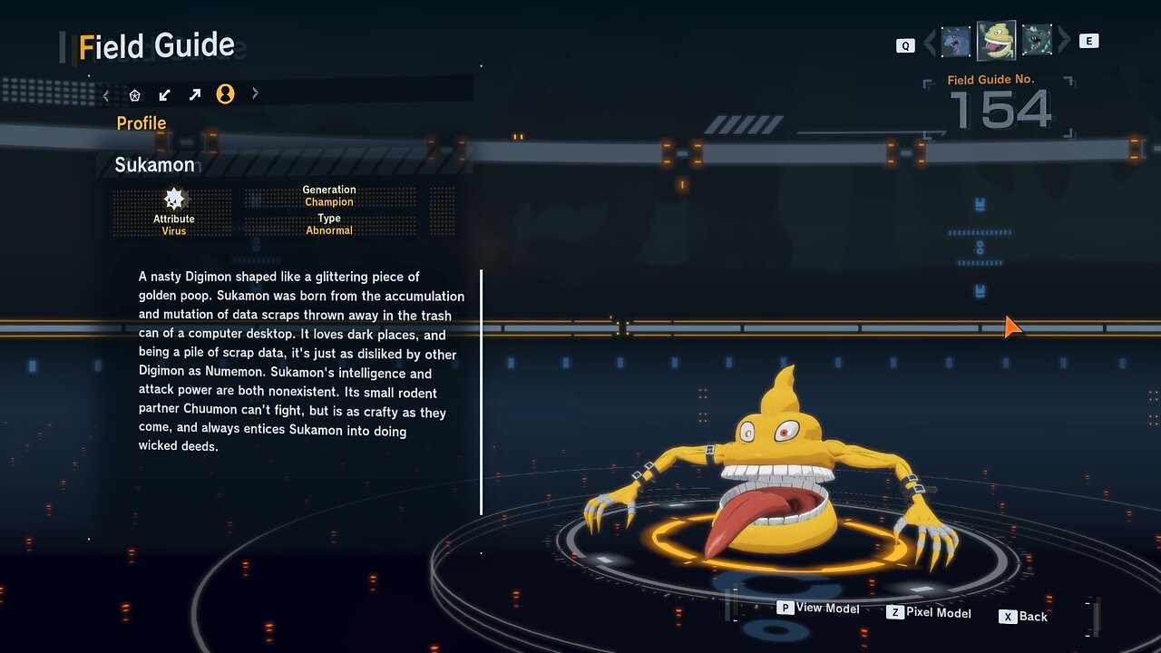 sukamon all digivolution/de-digivolution/profile Digimon Story Time Stranger