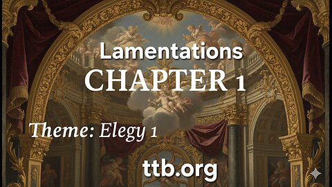 Lamentations Chapter 1 (Bible Study)