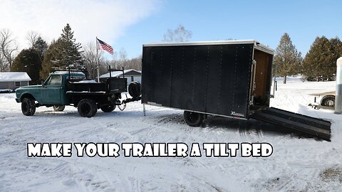 Building a Tilt Bed Trailer for my Ice Cart