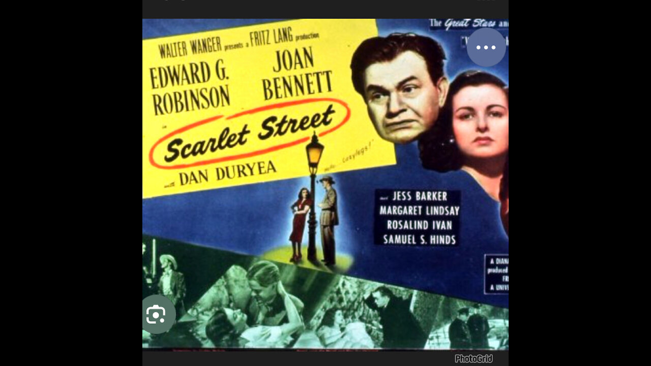 CS #119 Scarlet Street-Edward G. Robinson, Joan Bennett, and Dan Duryea.