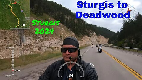 Sturgis to Deadwood Motorcycle Ride / Sturgis Motorcycle Rally