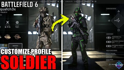 How to CHANGE THE SOLDIER in Your PROFILE - BATTLEFIELD 6