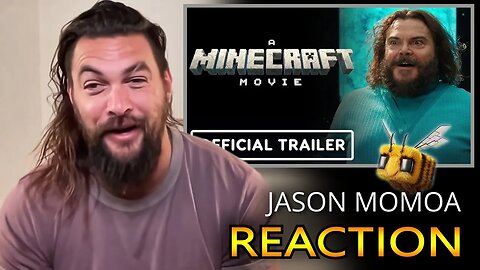 Jason Momoa A Minecraft Movie Official Trailer Reaction | Hindi Dub