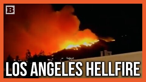Footage Captured from Rooftop Shows Hellish Flames from Los Angeles Fires