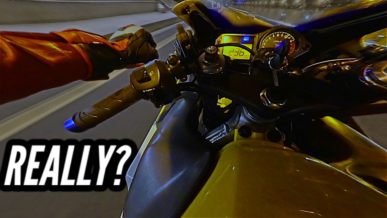 INSANE Highway Tunnel Night Ride Combastaboyy x Honda CBR 600F (feat. Closed - Plenka)