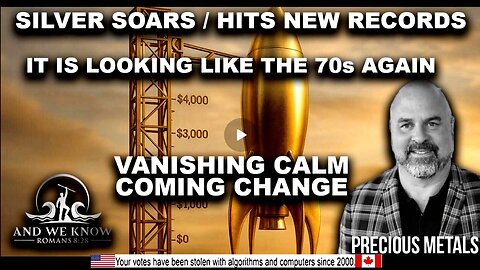 10.11.25: Silver SOARS, New RECORDS, Looking like the 70s, VANISHING Calm, Change, Pray!