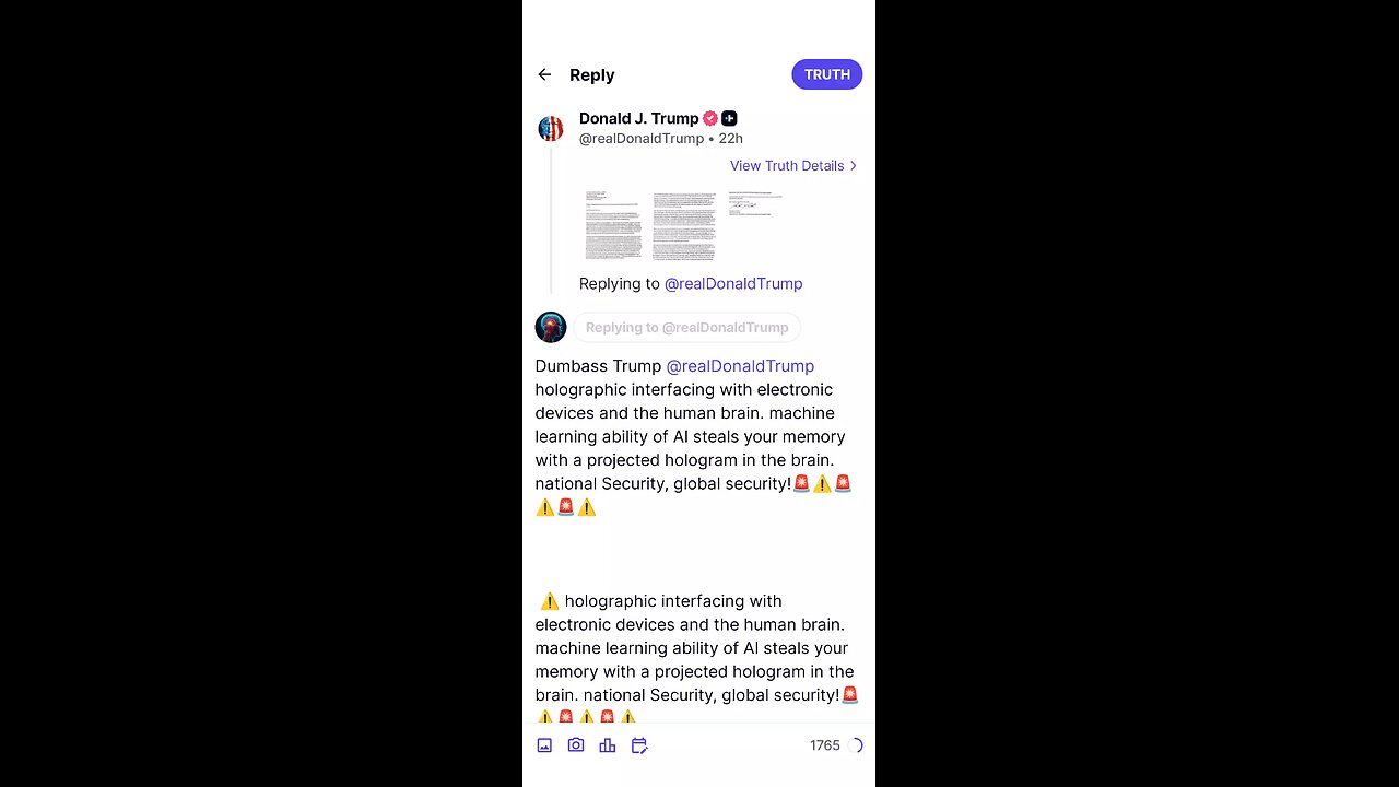 evidence o told trump