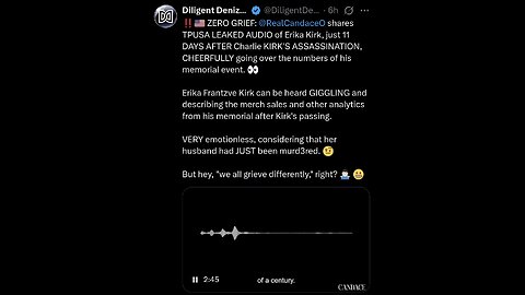 TPUSA LEAKED AUDIO of Erika Kirk, just 11 DAYS AFTER Charlie KIRK'S ASSASSINATION