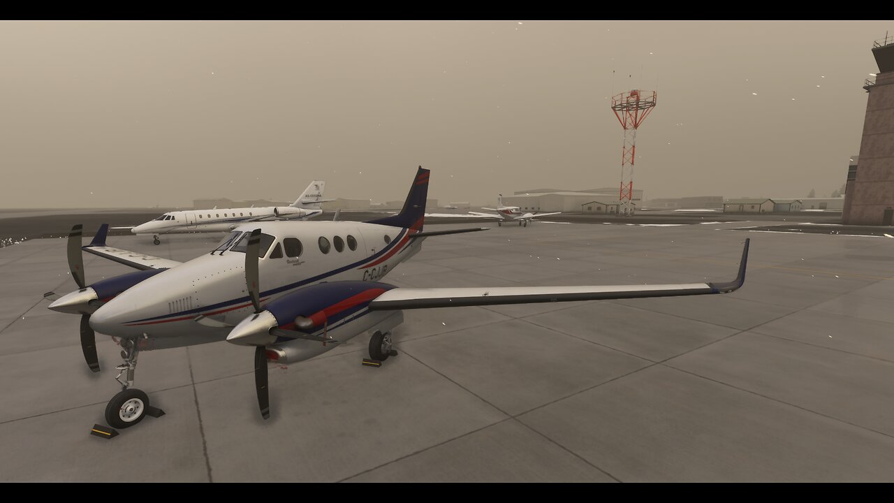 MSFS 2024 / Snowy Alberta -- " Live "