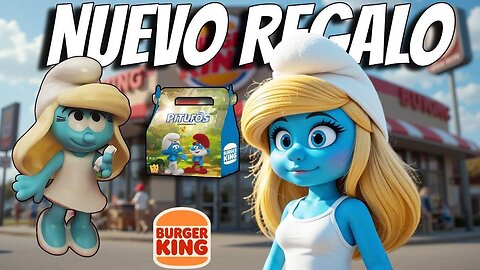 Los PITUFOS BURGER KING NUEVO REGALO