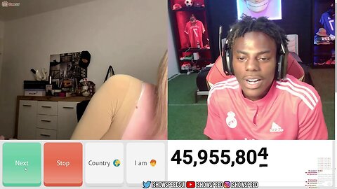 Streamer IShowSpeed Celebrating Hitting 46 Million