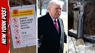 Trump concerned over 'poop smell' caused by Potmac River sewage spill