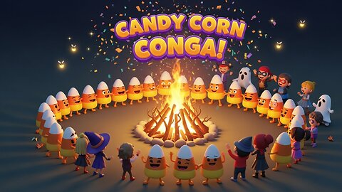 Candy Corn Conga | Fun Kids Halloween Dance Song