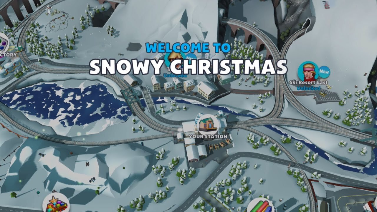 Snowy Christmas Event Train Station 2 gameplay