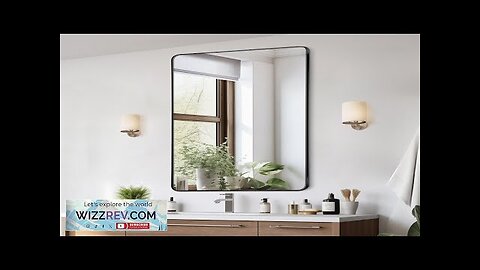 Square Wall Mounted Mirror 28" x 60" Mirror with Aluminium Alloy Frame Review