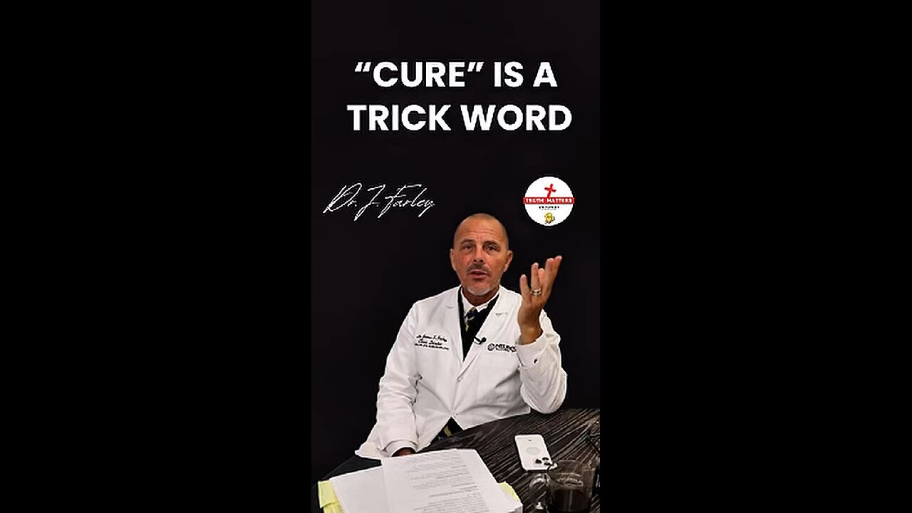 Let’s talk about the biggest lie in medicine: “cure.”