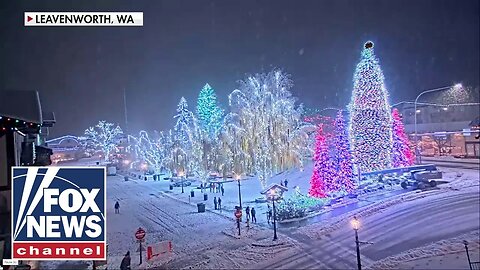 Town sparkles with HALF A MILLION Christmas lights