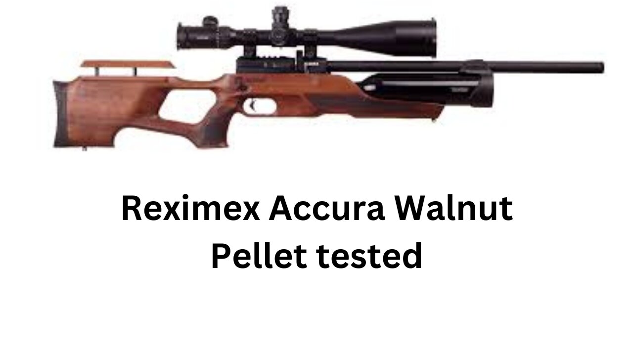 Reximex Accura walnut pellet tested