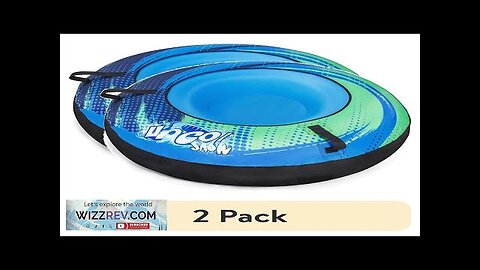 (2 pack) 48 Inch Inflatable Blizzard Blast Kids Winter Snow Tube Sled Review