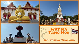 Rare Laos-Style Chedi in Ayutthaya: Hidden Treasure at Wat Na Tang Nok - Thailand 2025