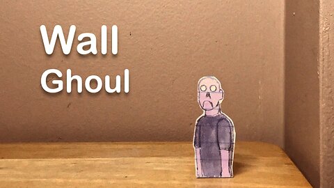 Wall Ghoul | Paper Cutout Stop Motion (2022)