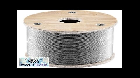 VEVOR 316 Stainless Steel Wire Rope 1/8in Steel Wire Cable 500ft Aircraft Review