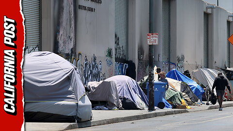 Homeless encampments line the streets of Los Angeles