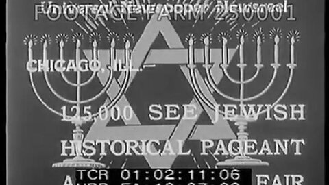 Jewish Day at the Century of Progress Exposition. Chicago World’s Fair 1933