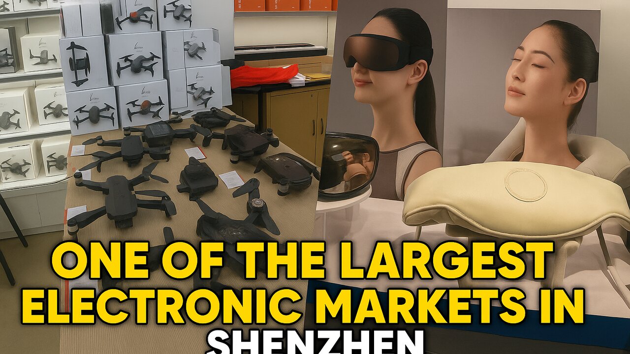 Inside HQ Electronic Market Shenzhen The Tech Treasure Hub!