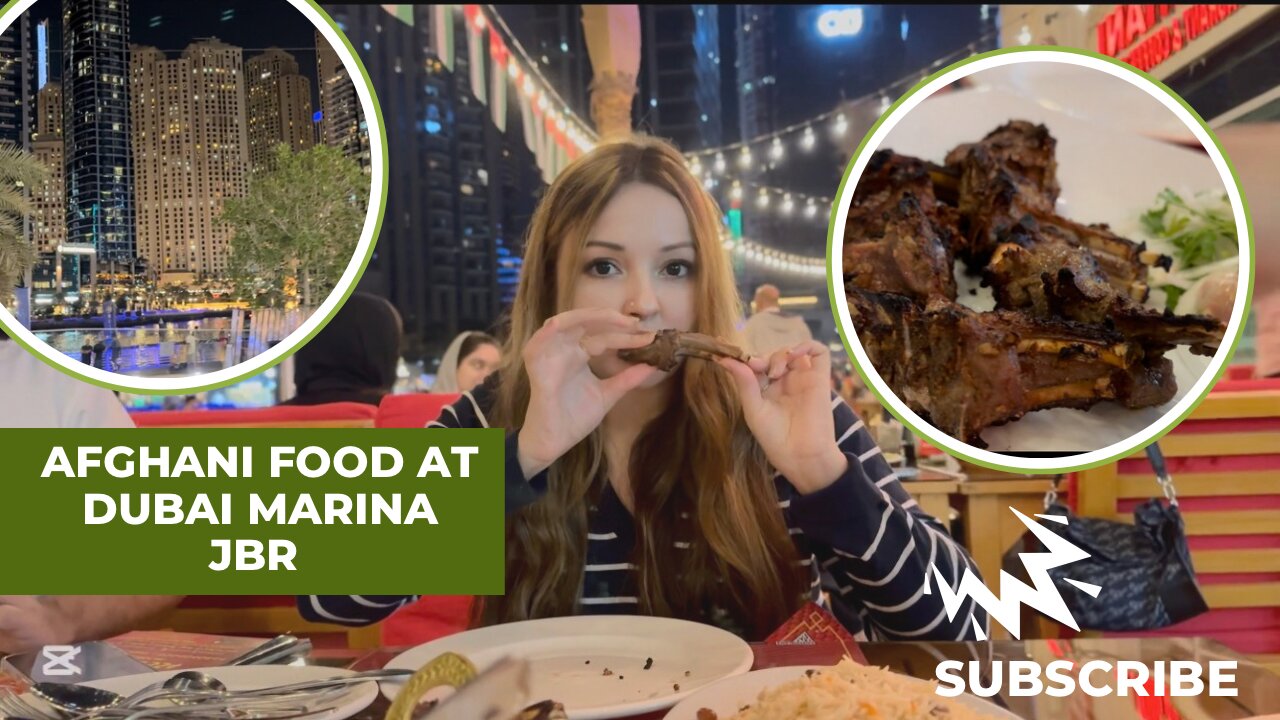 Dubai marina | we tried Afghani food at JBR marina Dubai