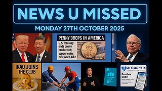 NEWS U MISSED WITH DREW DEMI MONDAY 27TH OCTOBER 2025