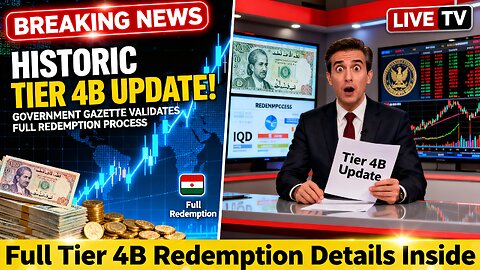 Historic Tier 4B Update Government Gazette Validates Full Redemption Process 💥 Iraqi Dinar News 2026
