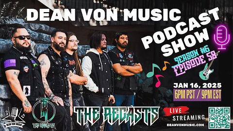 🎸THE RECASTS LIVE FROM SAN ANTONIO, TEXAS JAN 16, 2024 @ 6PM PST / 9PM EST LIVE PODCAST🎸