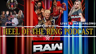 🔴WATCH ALONG WWE MONDAY NIGHT RAW WRESTLING WITH HEEL OF THE RING PODCAST Live