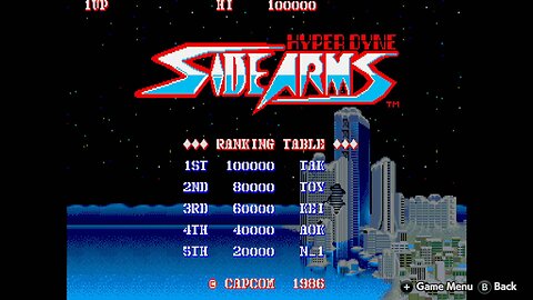 Side Arms (1986) - Arcade Quick Play