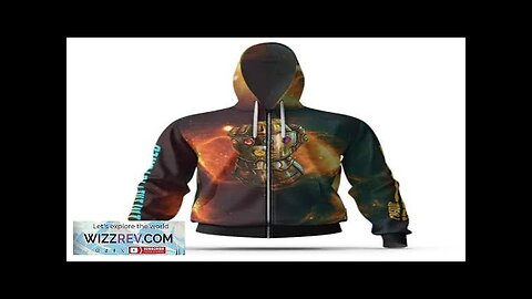 Thanos Gauntlet Infinity Stones Zip Hoodie Review