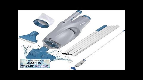 KOKIDO 2024 Rechargeable Handheld Pool Vacuum Set with Adjustable Pole and 2 Review