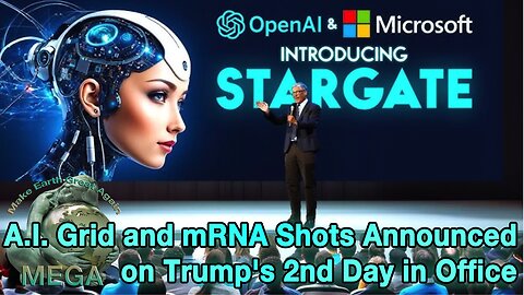 A.I. Grid and mRNA Shots Announced on Trump's 2nd Day in Office