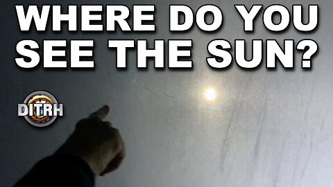 Where do you see the sun?