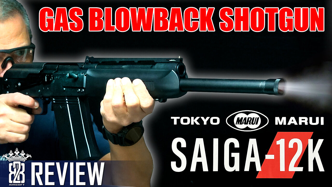 Tokyo Marui SAIGA-12K Shotgun Gas Blowback - Airsoft Review Deutsch