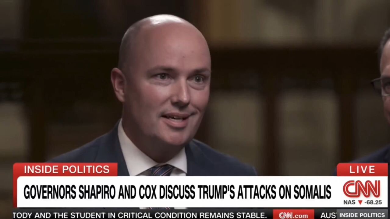 Utah Gov. Spencer Cox: 'Why Won't Everyone Just Get Along?' - The GOP: Because The Left Hates Us