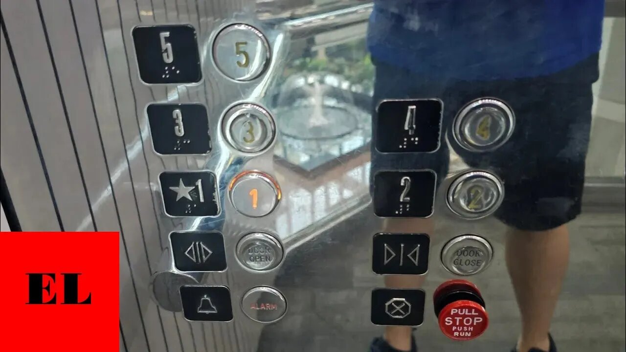 EPIC & ICONIC Scenic Dover SPF Traction Elevators w RARE VR Buttons! - Glenwood Plaza (Raleigh, NC)