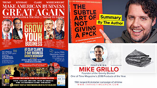 Business Coach | Learn This Man Went from Being an Obscure Blogger to Becoming the Iconic New York Times Best-Selling Author of The Subtle Art of Not Giving A F$%& + How Gravity Blanket Went from An Idea Into a HIT