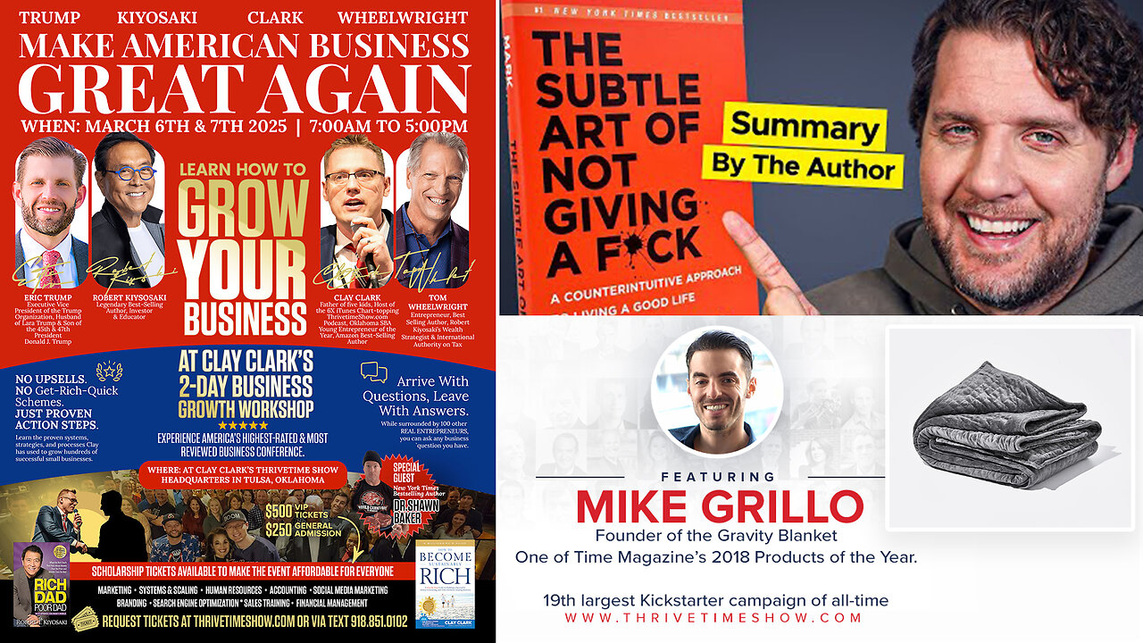 Business Coach | Learn This Man Went from Being an Obscure Blogger to Becoming the Iconic New York Times Best-Selling Author of The Subtle Art of Not Giving A F$%& + How Gravity Blanket Went from An Idea Into a HIT