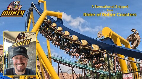 A Sensational Snippet from Rider of Roller Coasters: Montu at Busch Gardens, Tampa [On & Off Ride]