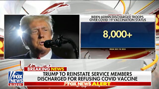 Trump Bringing Back Over 8,000 Military Members Who Were Dismissed For Not Getting The Covid Vaccine