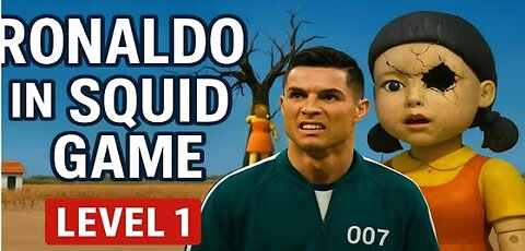 Ronaldo in Squid Game! 🦑⚽ Who Will Survive?