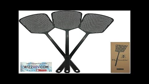 Fly Swatter Multi-pacl Manual Flexible & Heavy Duty Fly Swatters Thick Handle Review