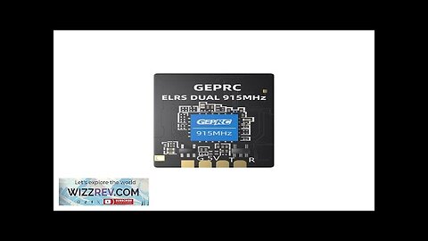 GEPRC ELRS 868/915MHz Dual Band Built-in WIFI T Antenna Long Range Diversity Review